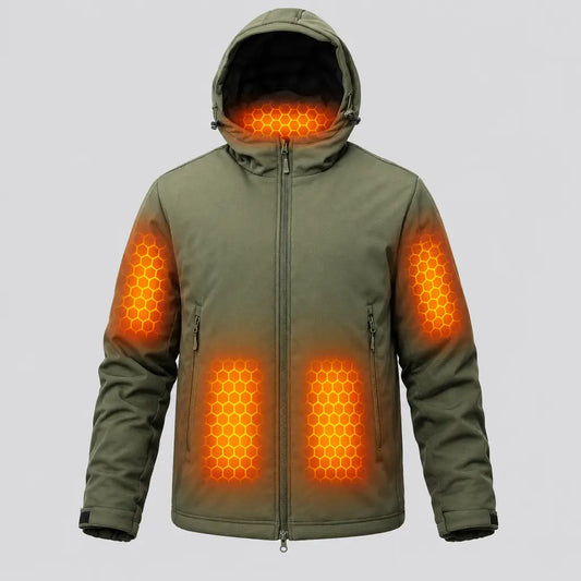 EKON RideWarm Heated Hooded Jacket