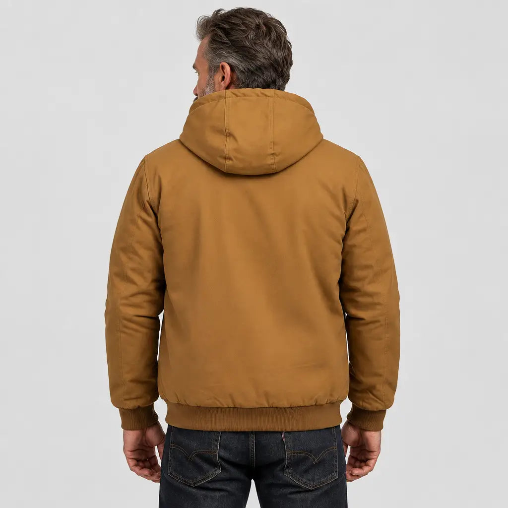 EKON Flap-Pocket Heated Hooded Jacket