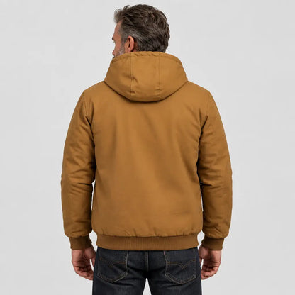 EKON Flap-Pocket Heated Hooded Jacket