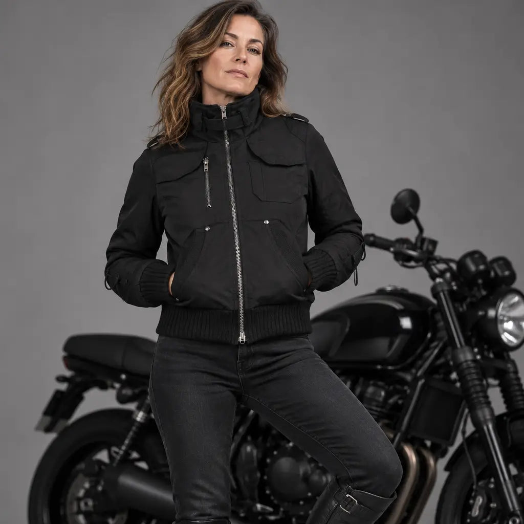 EKON Shadow Buckle Moto Jacket