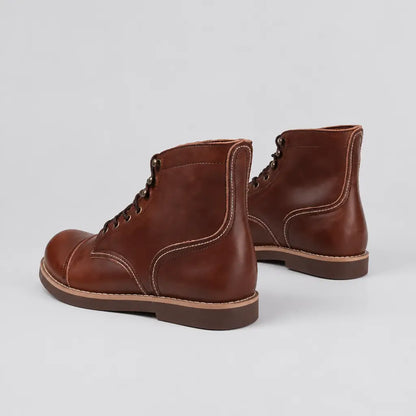EKON HeritageWelt Cap-Toe Leather Boots