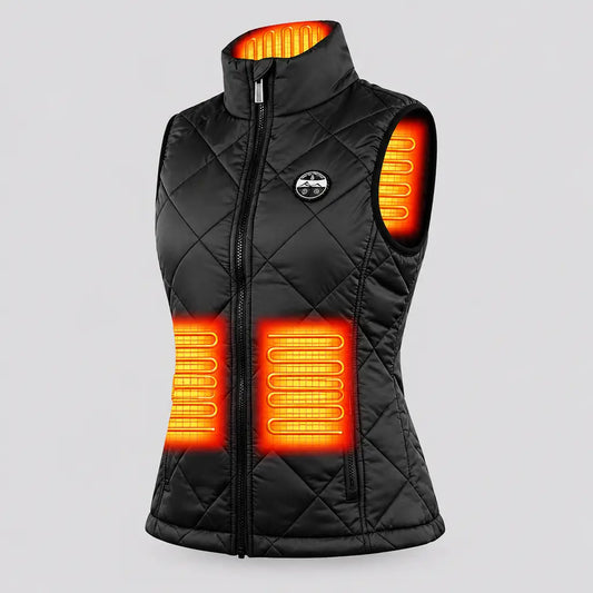 EKON Diamond-Quilted Six-Zone Heated Vest XXL (14US)