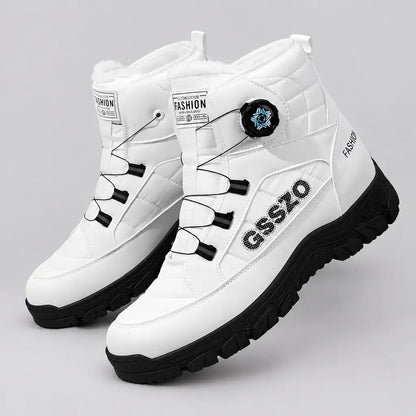 EKON Plush-Lined Winter Boots White