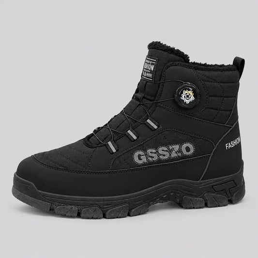 EKON Plush-Lined Winter Boots Black