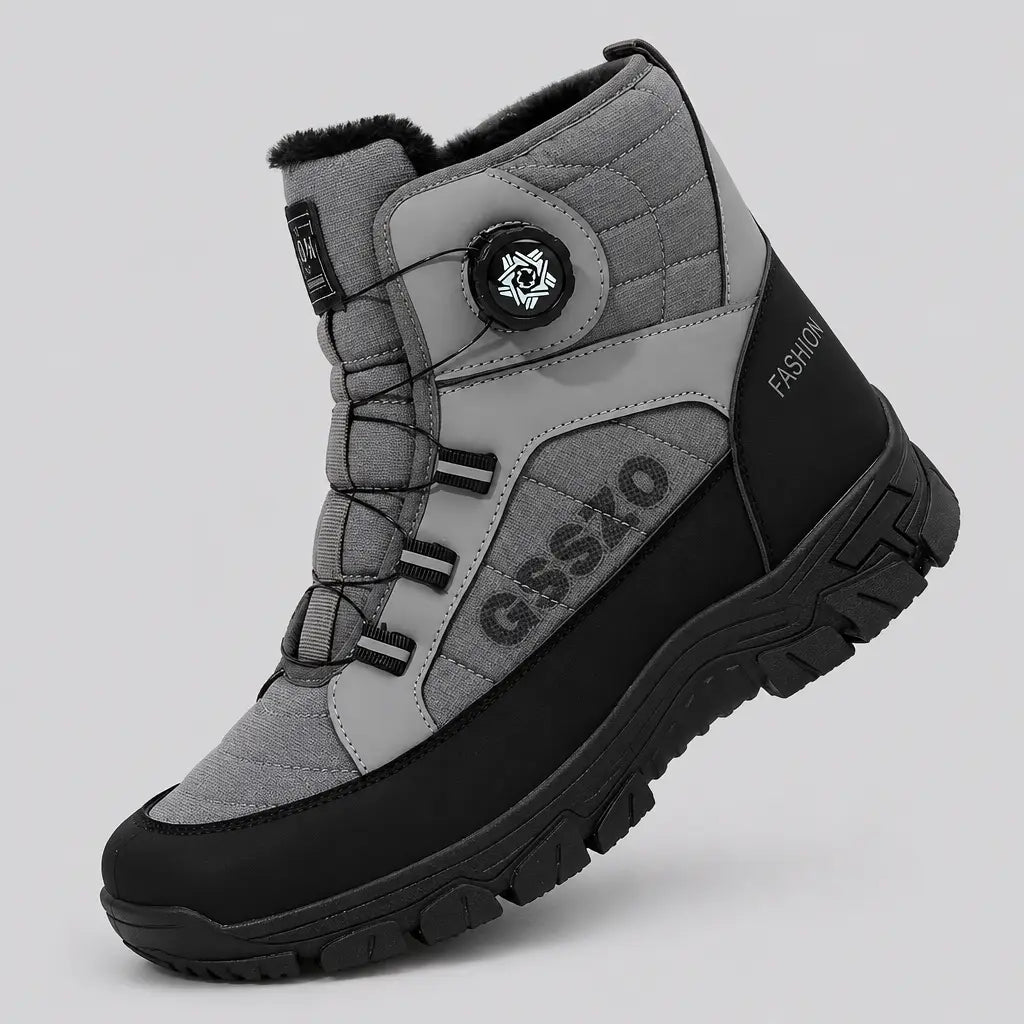 EKON Plush-Lined Winter Boots Grey
