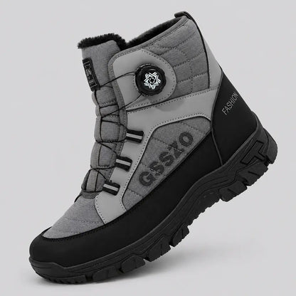 EKON Plush-Lined Winter Boots Grey