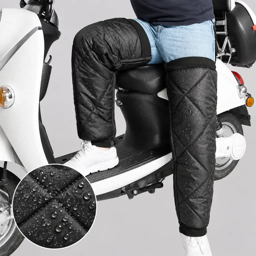 EKON Diamond-Quilted Thermal Riding Leg Warmers