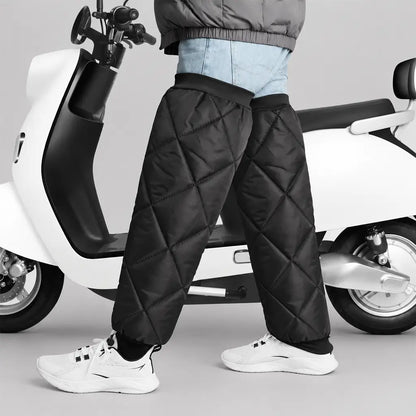 EKON Diamond-Quilted Thermal Riding Leg Warmers
