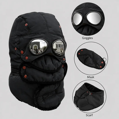EKON Aviator Winter Hat & Face Mask