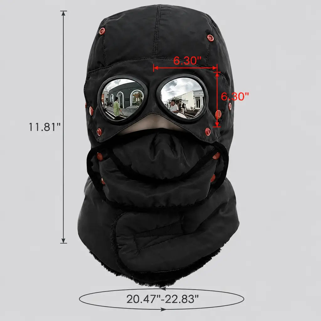 EKON Aviator Winter Hat & Face Mask