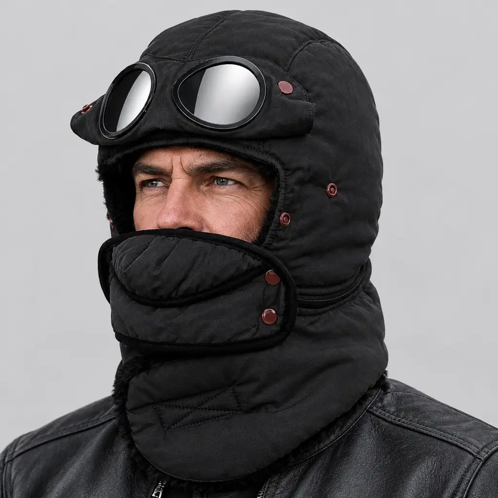 EKON Aviator Winter Hat & Face Mask