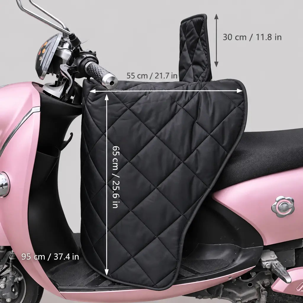 EKON DiamondWrap Fleece-Lined Scooter Leg Apron