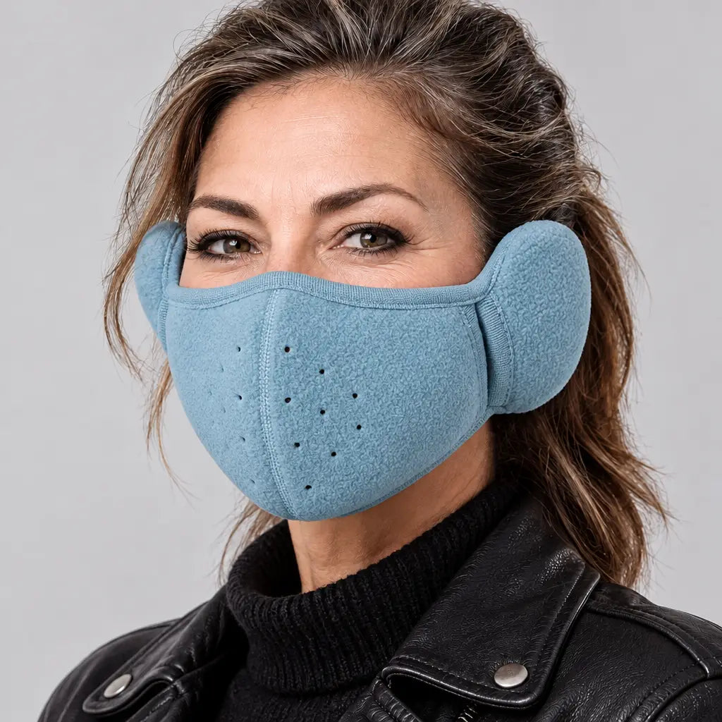EKON EarWrap Winter Face Warmer Blue