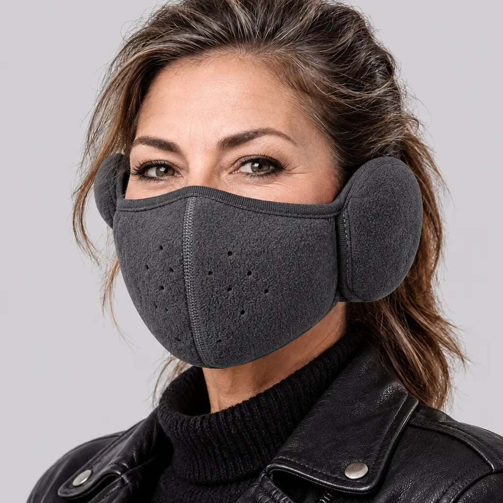 EKON EarWrap Winter Face Warmer Gray