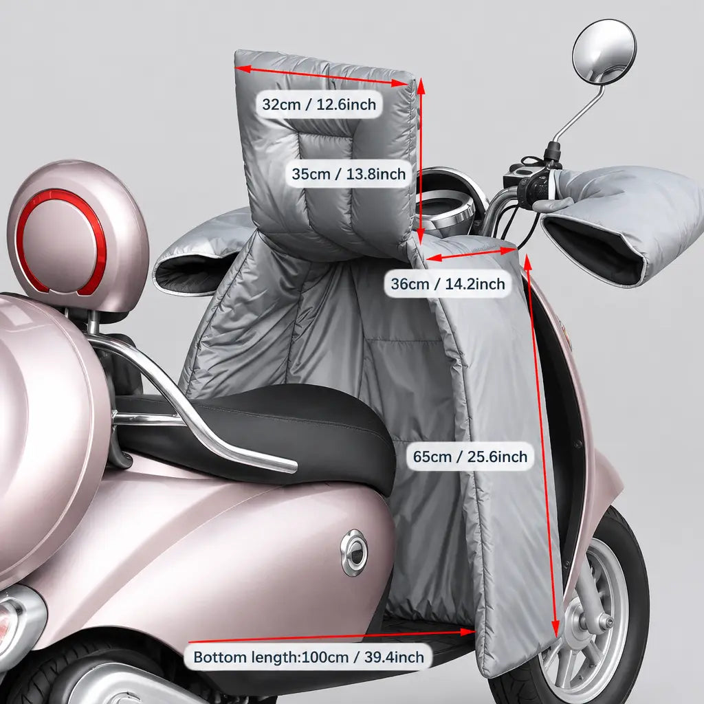 EKON SplitWrap Quilted Scooter Apron