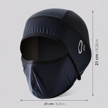 EKON StretchFit Riding Hood & Face Cover Blue