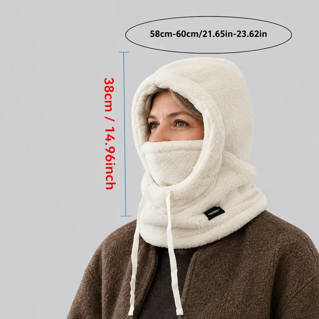 EKON CozyHood 3-in-1 Plush Winter Balaclava