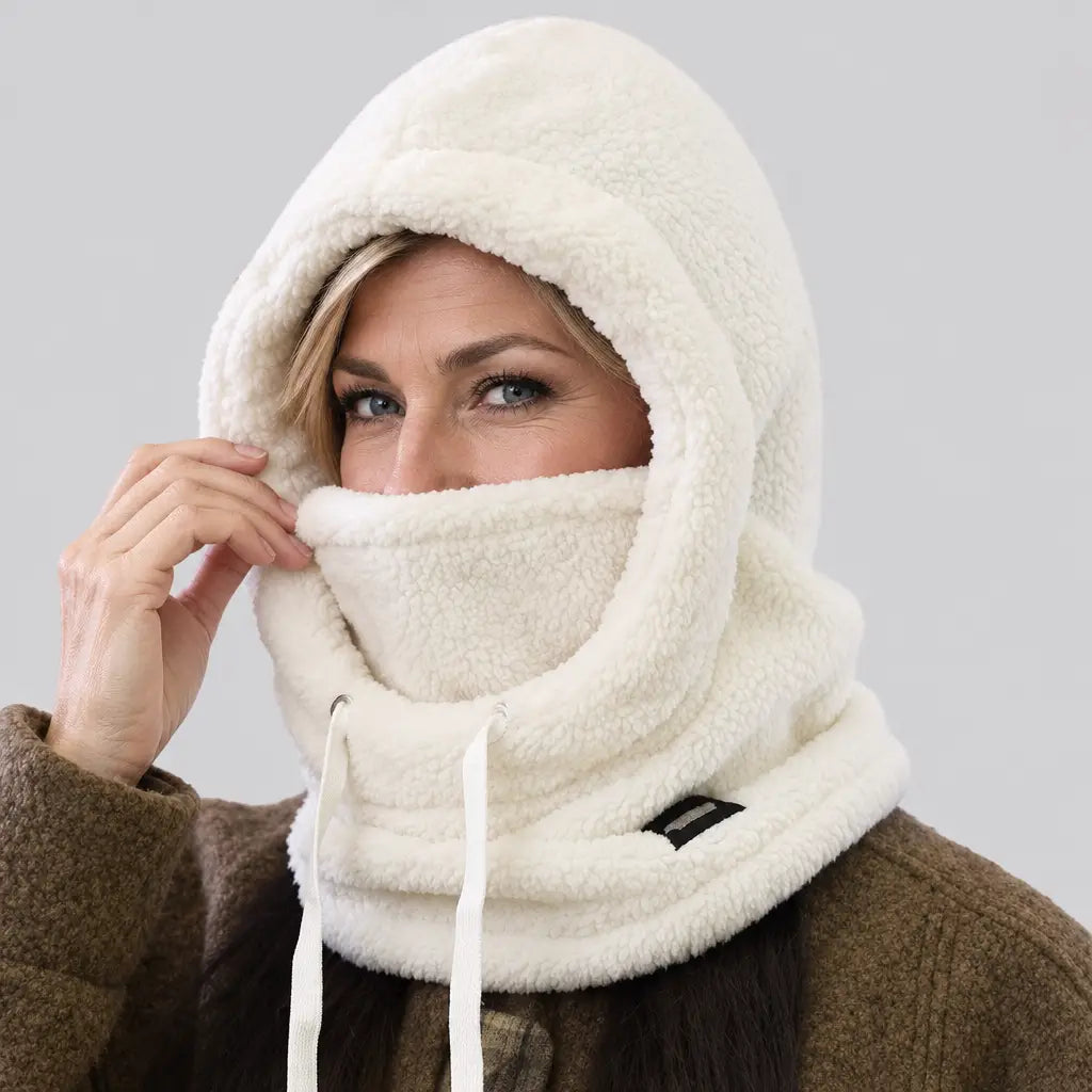 EKON CozyHood 3-in-1 Plush Winter Balaclava