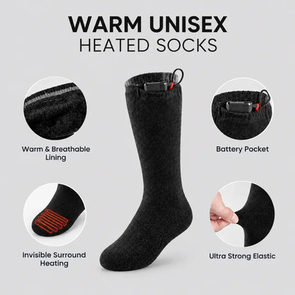 EKON HeatStep 3-Level Heated Motorcycle Socks