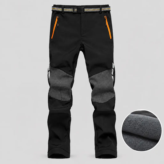 EKON Men’s Tactical Winter Softshell Pants Black
