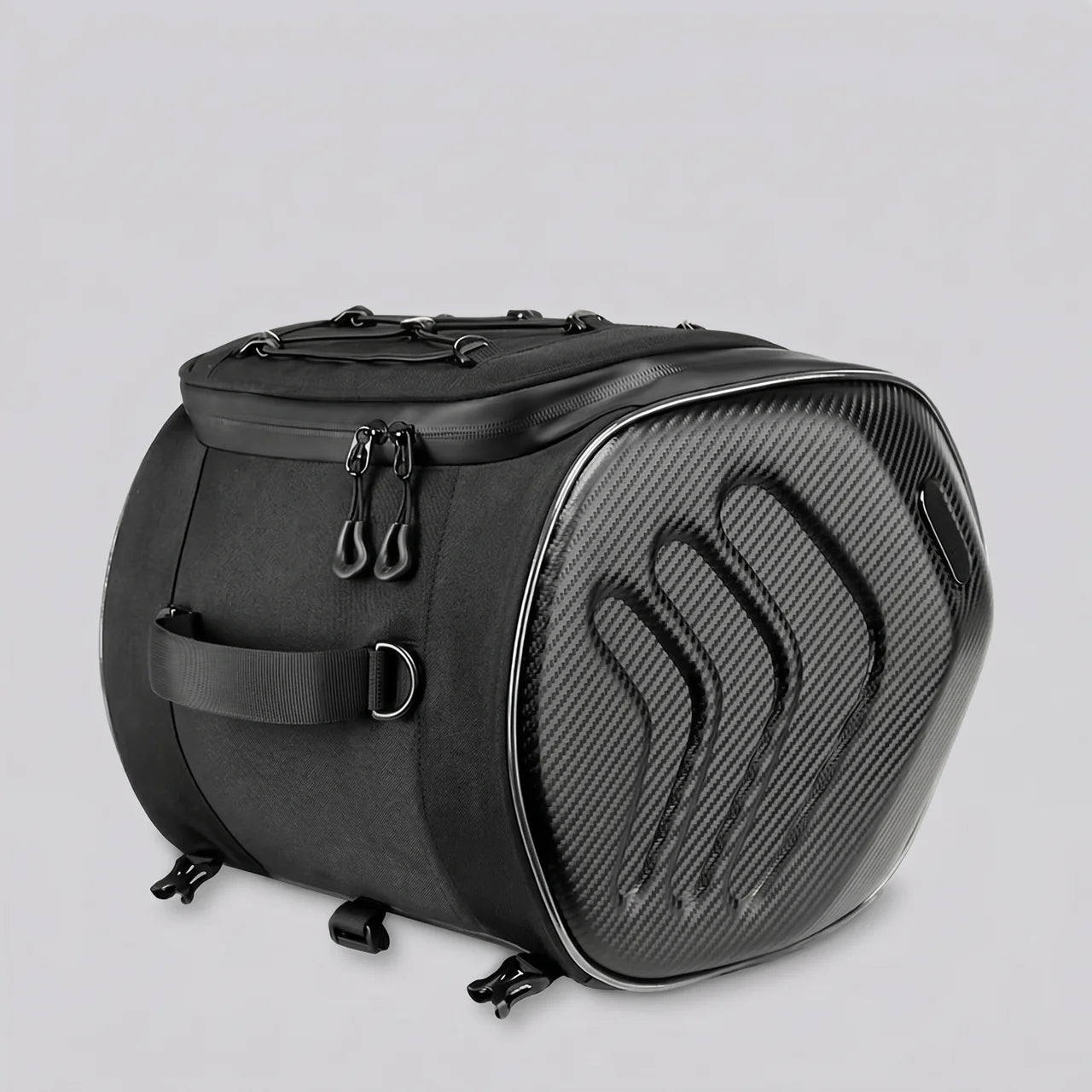 EKON Carbon-Style 20L Motorcycle Seat Bag