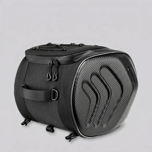 EKON Carbon-Style 20L Motorcycle Seat Bag