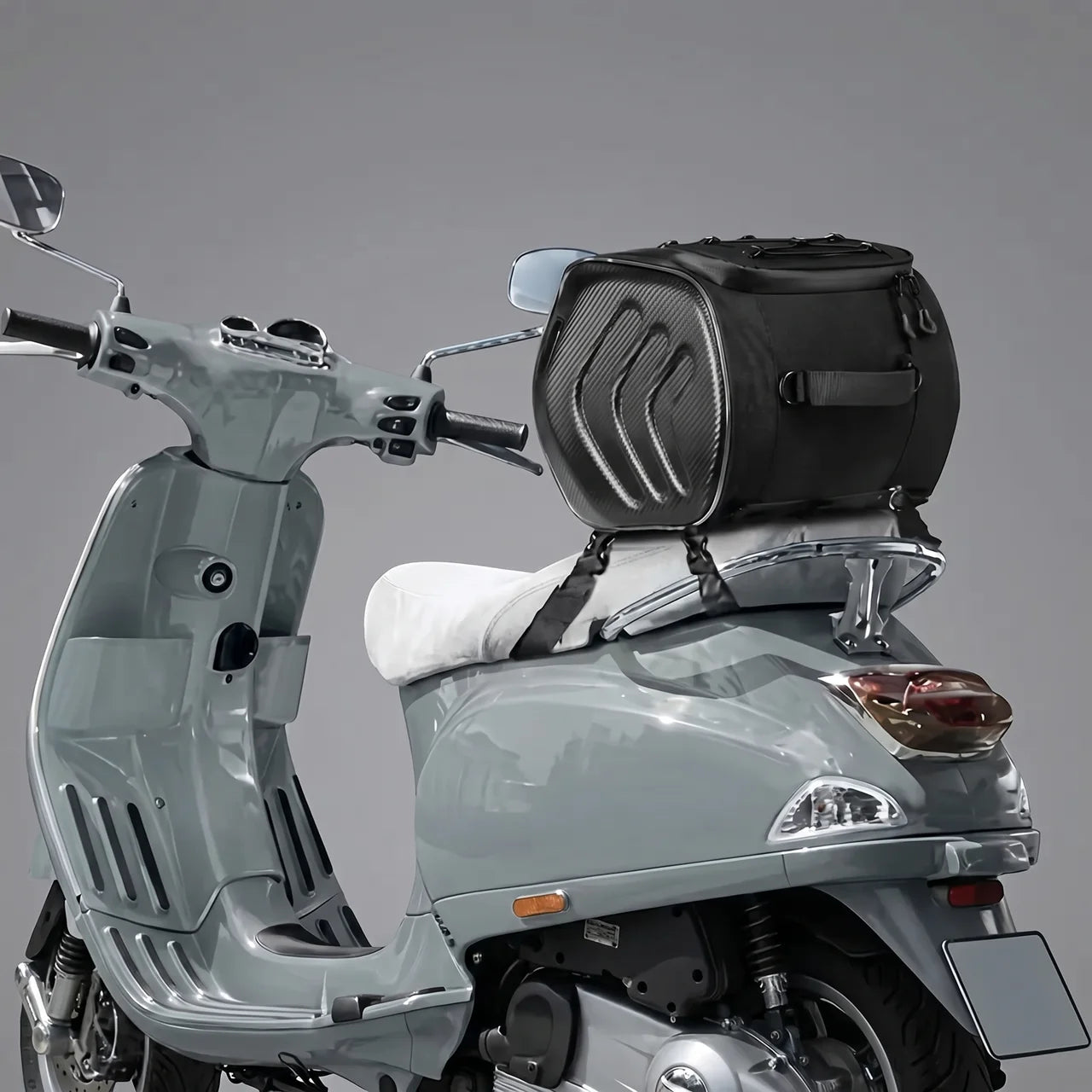 EKON Carbon-Style 20L Motorcycle Seat Bag