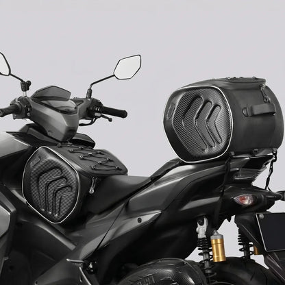 EKON Carbon-Style 20L Motorcycle Seat Bag