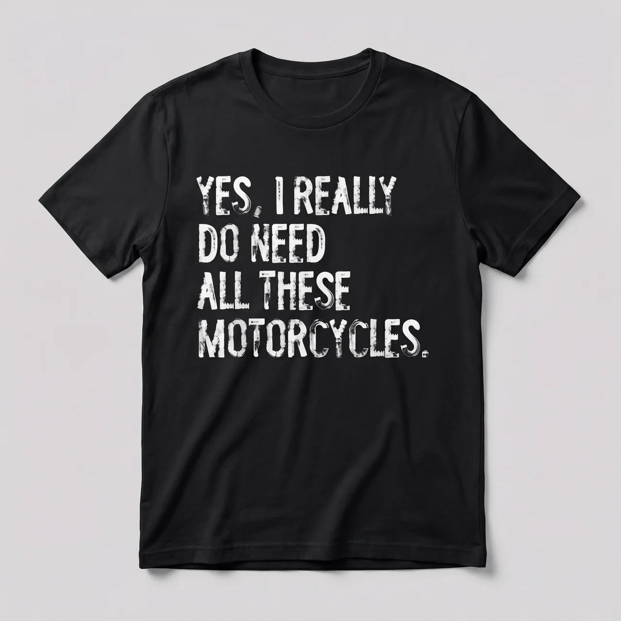 EKON Need More Motorcycles Graphic T-Shirt