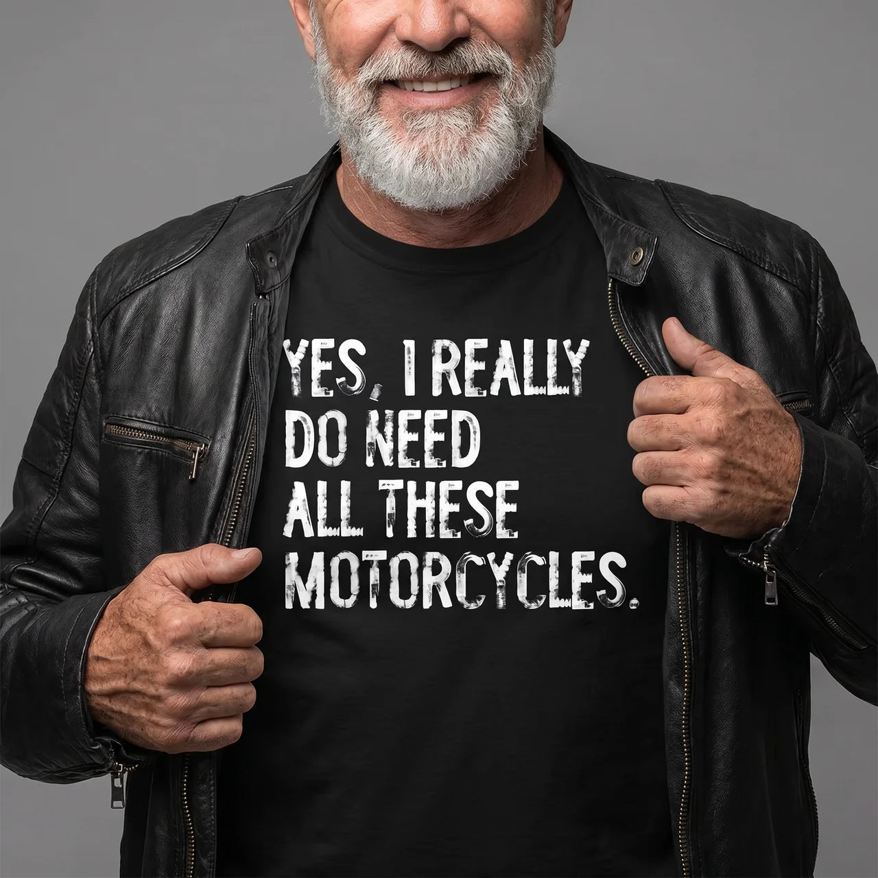 EKON Need More Motorcycles Graphic T-Shirt