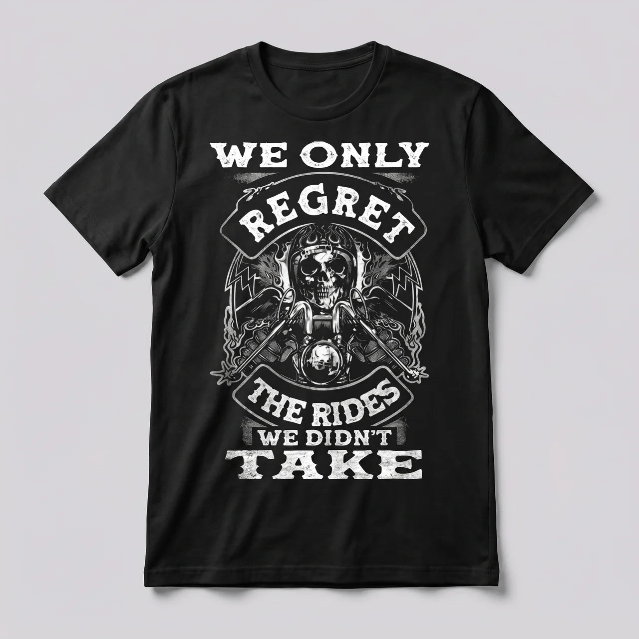 EKON No Regrets Motorcycle Graphic T-Shirt