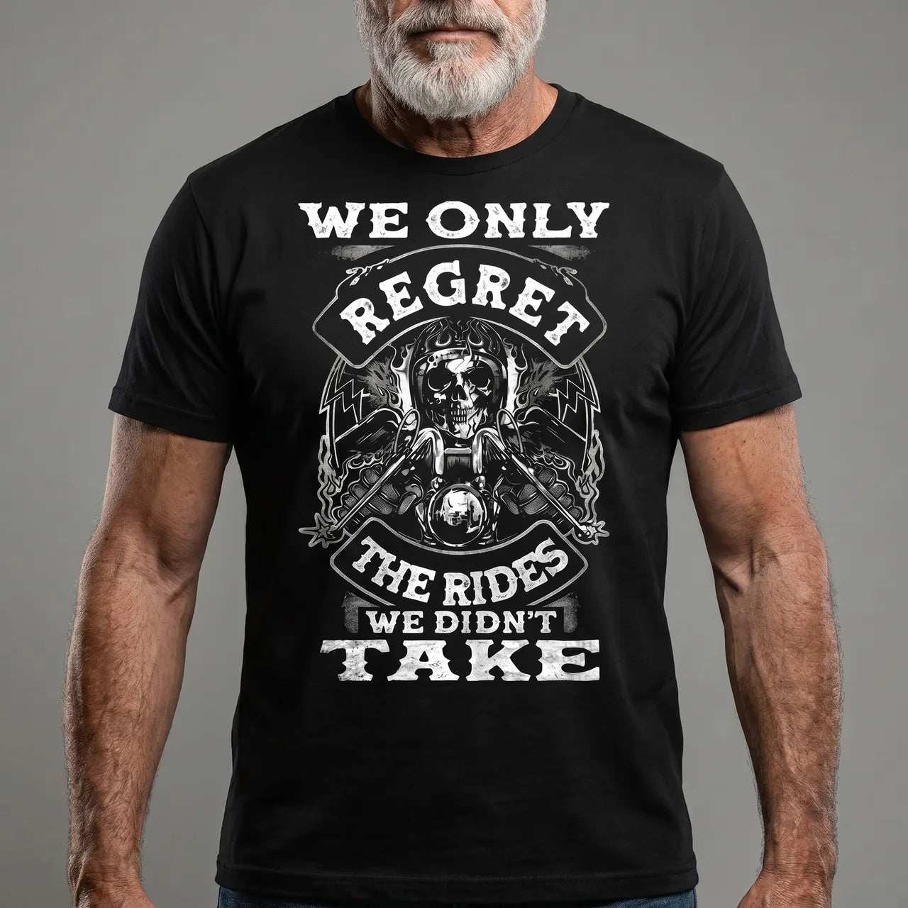 EKON No Regrets Motorcycle Graphic T-Shirt