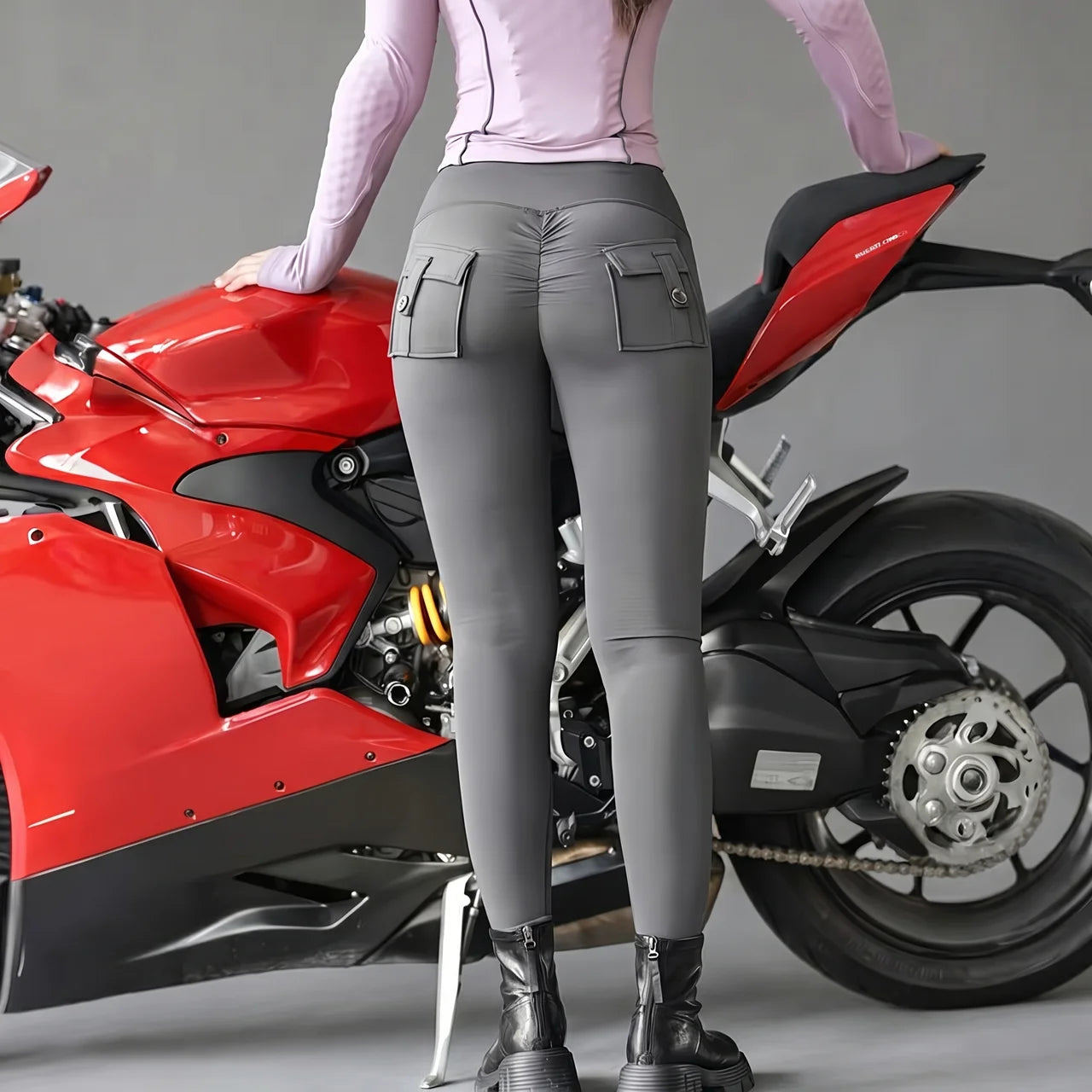 EKON Women’s Slim Armored Motorcycle Pants