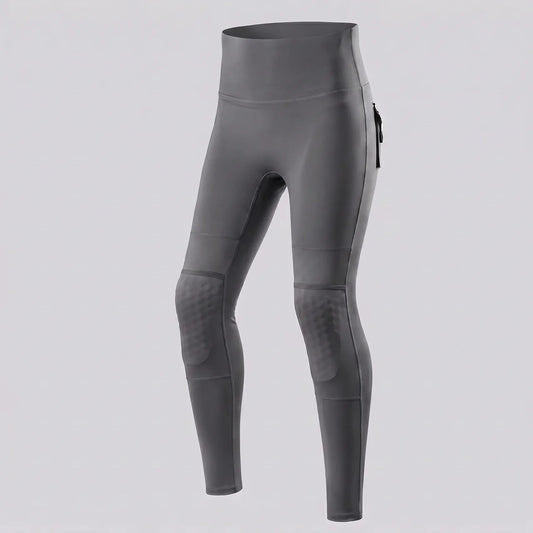 EKON Women’s Slim Armored Motorcycle Pants Grey