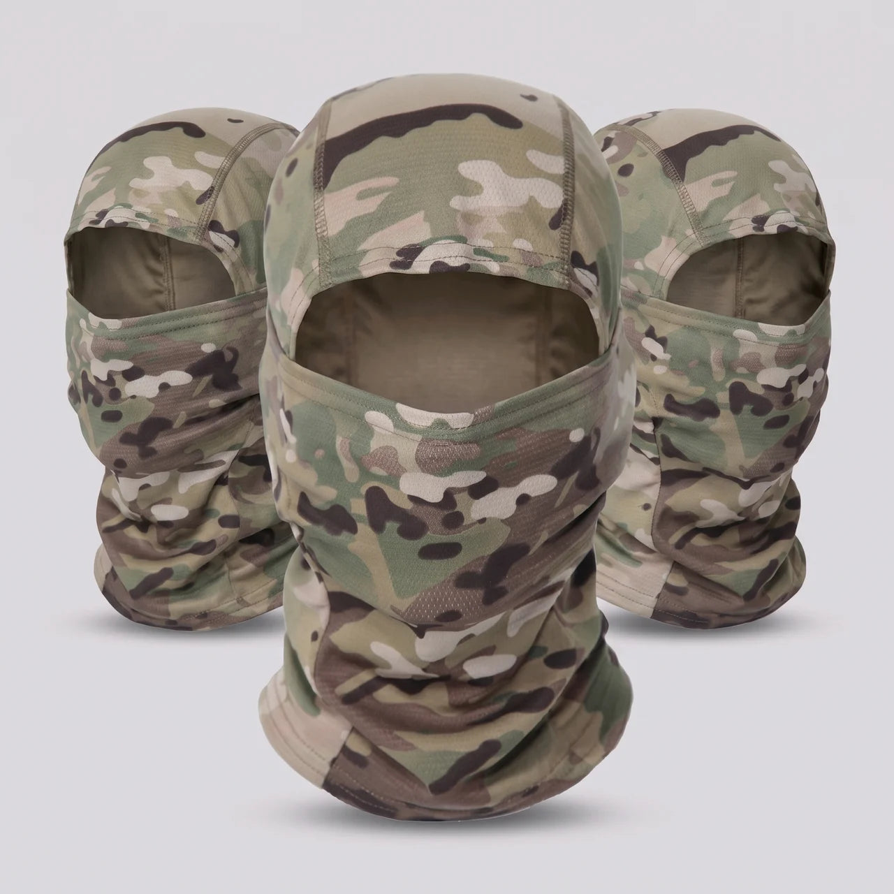 EKON Breathable Full Face Motorcycle Balaclava 3-Pack Camouflage 3-Pack