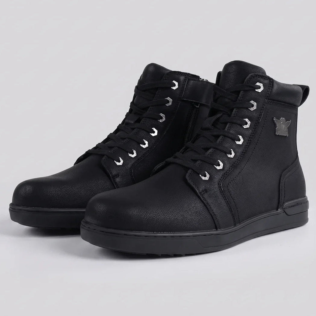 EKON Urban Motorcycle Riding Boots Black