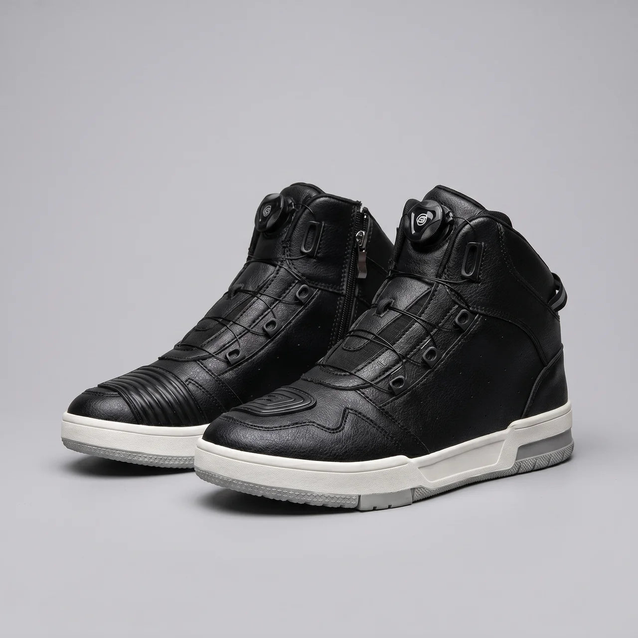 EKON Urban Motorcycle Sneakers Black