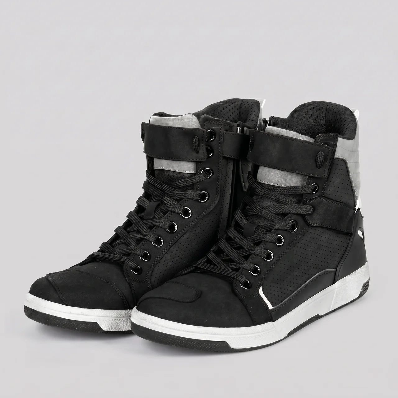 EKON Breathable Protective Riding Sneakers Black