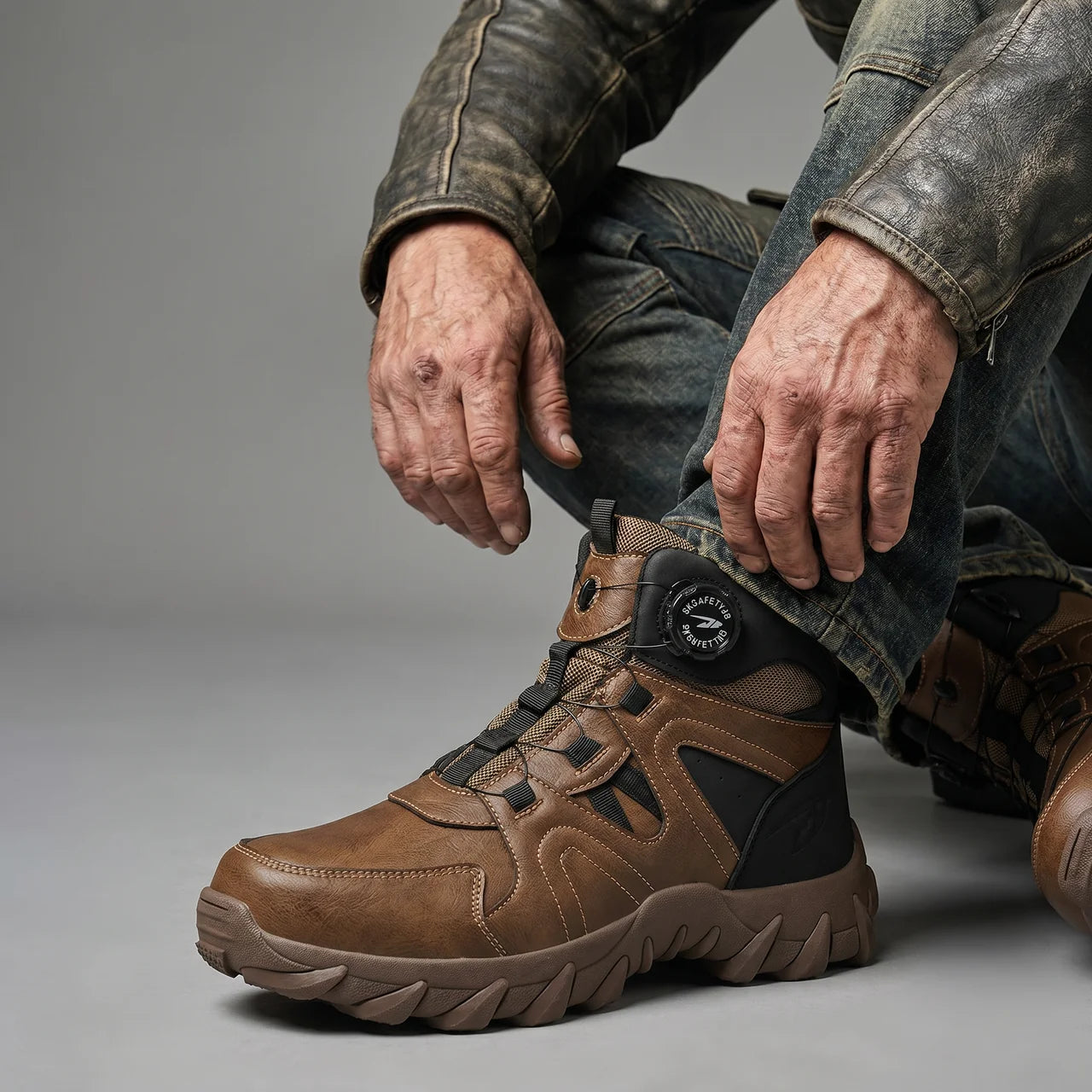 EKON Rugged Protective Riding Boots
