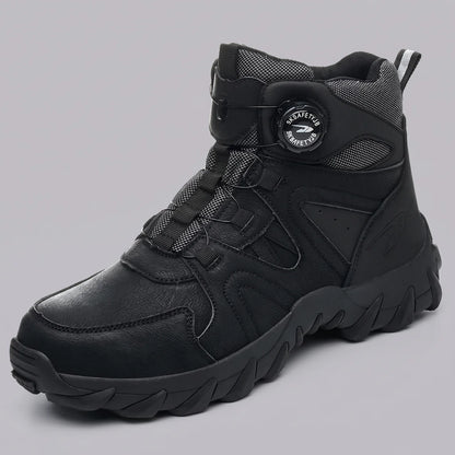 EKON Rugged Protective Riding Boots Black