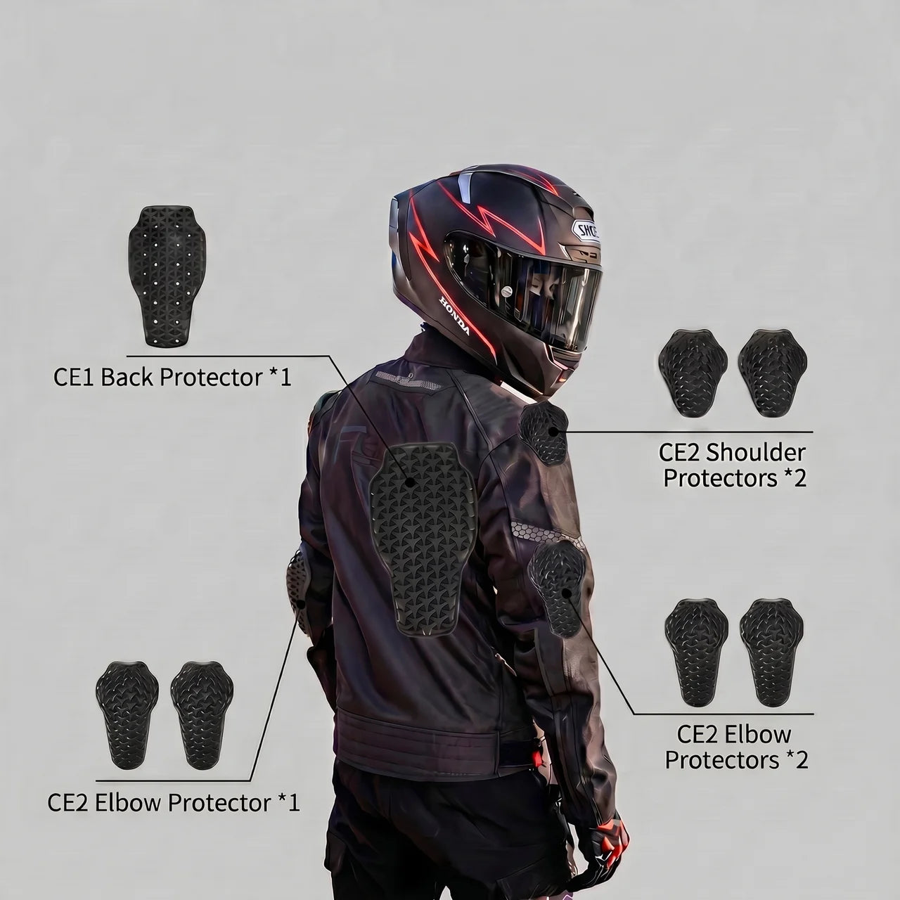 EKON Protective Breathable Mesh Motorcycle Jacket