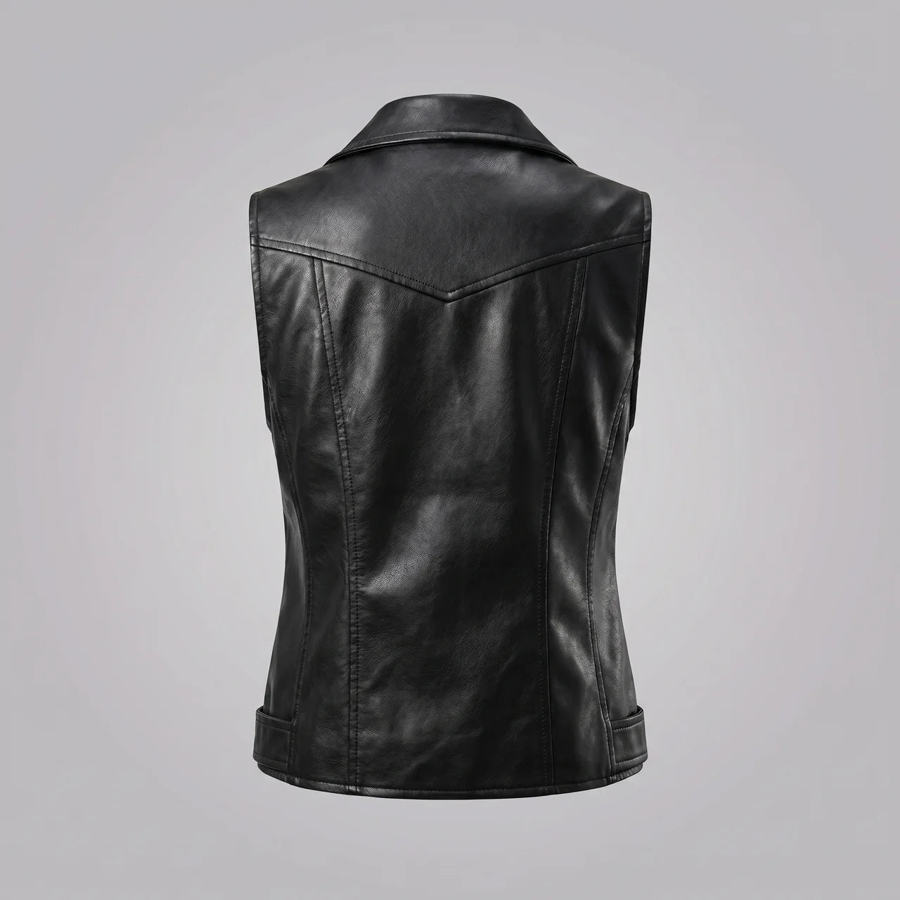 EKON Women's Belted Moto Vest