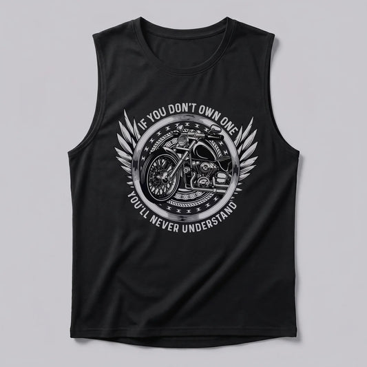 EKON Winged Moto Graphic Tank Top