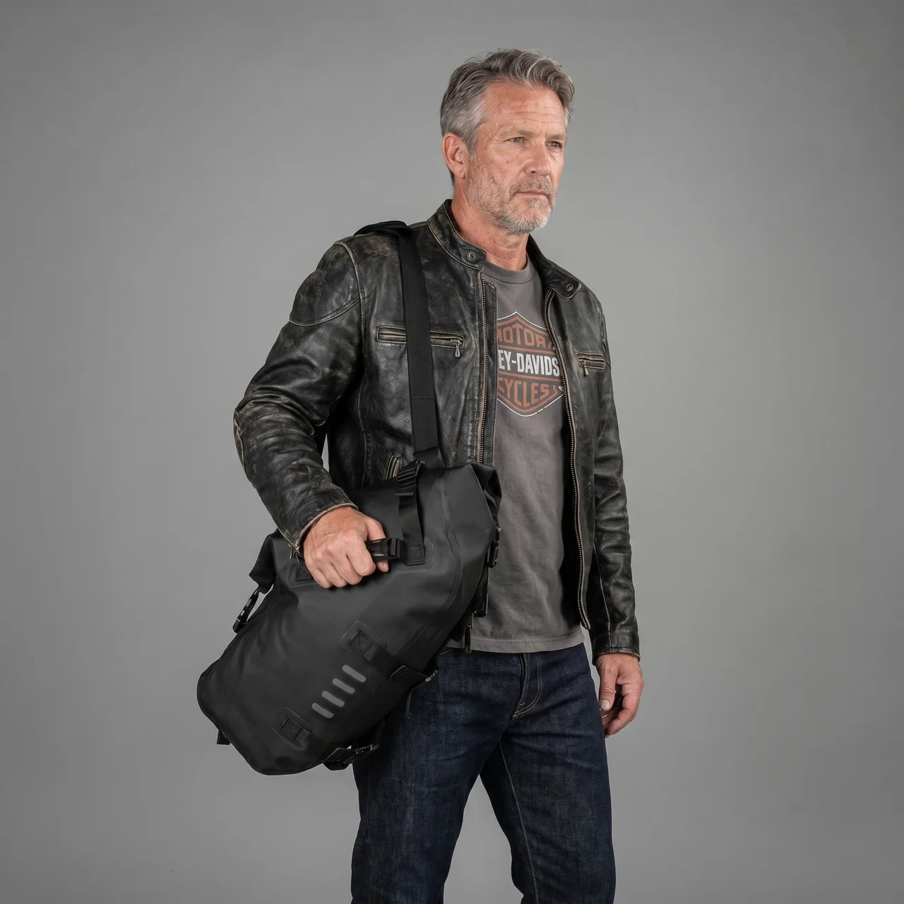 EKON 2-Piece Waterproof Moto Saddle Bags