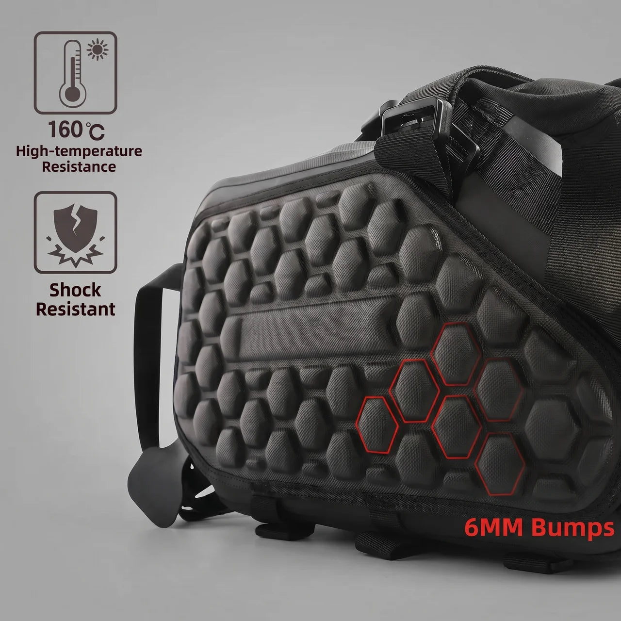 EKON 2-Piece Waterproof Moto Saddle Bags