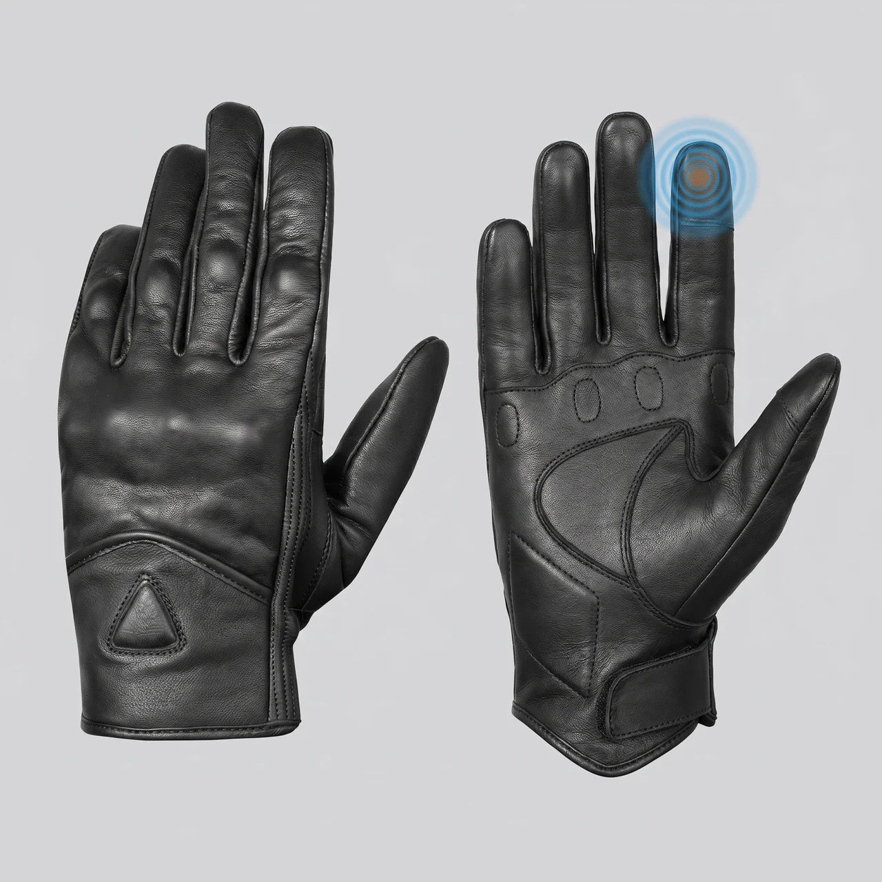 EKON Leather Moto Gloves