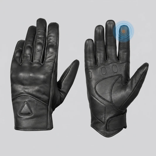 EKON Leather Moto Gloves