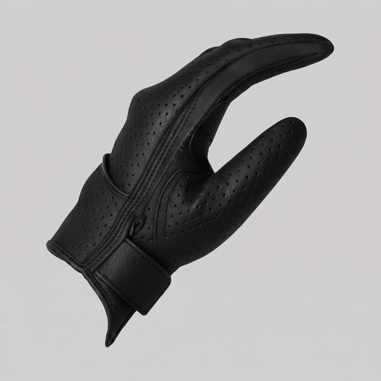 EKON Perforated Leather Moto Gloves
