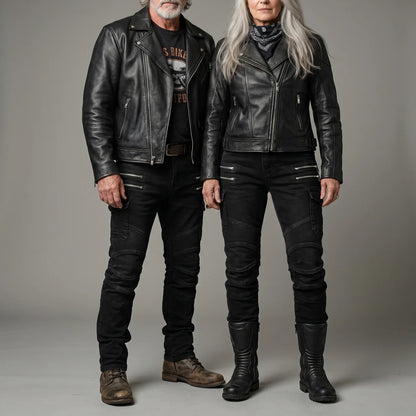 EKON Black Shield Riding Pants