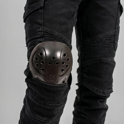 EKON Black Shield Riding Pants